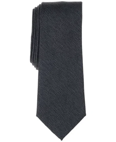 Bar Iii Men's Melange Chevron Solid Tie, Exclusively At Macy's