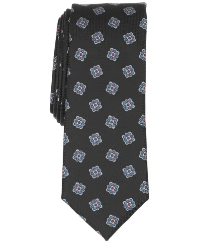 Bar Iii Men's Mercer Neat Pattern Tie In Black
