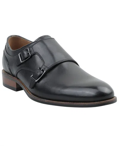 Bar Iii Men's Monk Dress Leather Shoes, Macy's Exclusive In Black