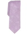 Bar Iii Men's Ocala Floral Tie, Created For Macy's In Rose