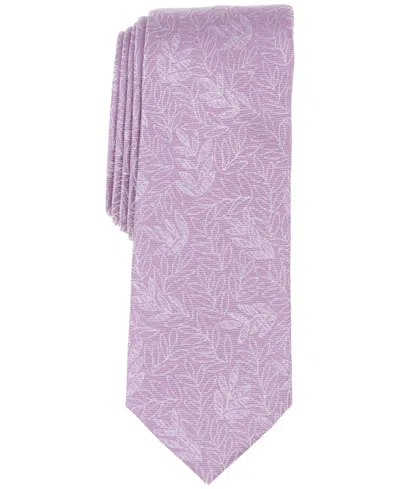 Bar Iii Men's Ocala Floral Tie, Created For Macy's In Rose