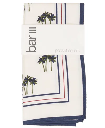 Bar Iii Men's Palm Solid Pocket Square, Macy's Exclusive In White