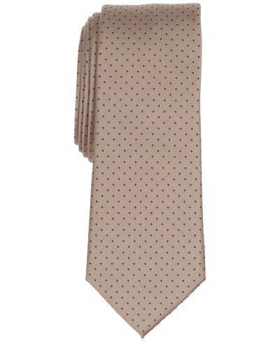 Bar Iii Men's Palmer Dot Skinny Tie, Macy's Exclusive In Brown