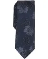 Bar Iii Men's Pemberton Floral Print Tie, Macy's Exclusive In Blue