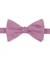Bar Iii Men's Piercy Solid Bow Tie, Exclusively At Macy's In Dusty Pink