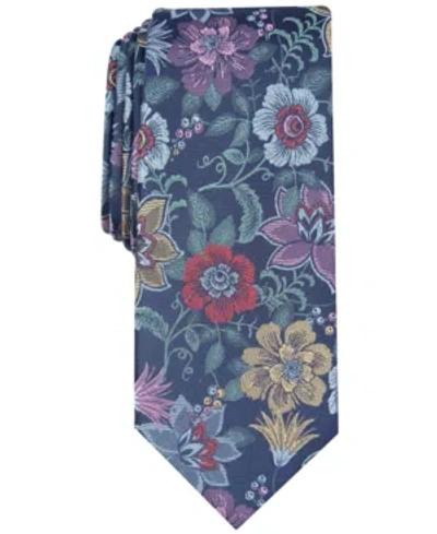 Bar Iii Men's Ryewood Floral Tie, Created For Macy's In Green