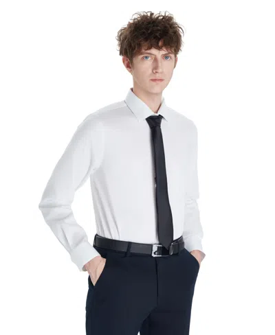 BAR III MEN'S SATEEN SOLID DRESS SHIRT, MACY'S EXCLUSIVE