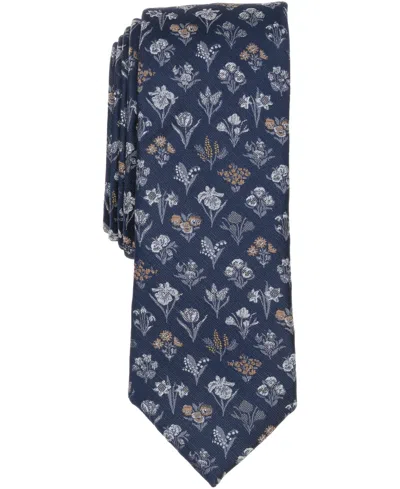 Bar Iii Men's Sivan Floral Tie, Macy's Exclusive In Blue