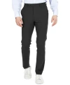 Bar Iii Men's Skinny Fit Wrinkle-resistant Wool-blend Suit Separate Pant, Created For Macy's In Black