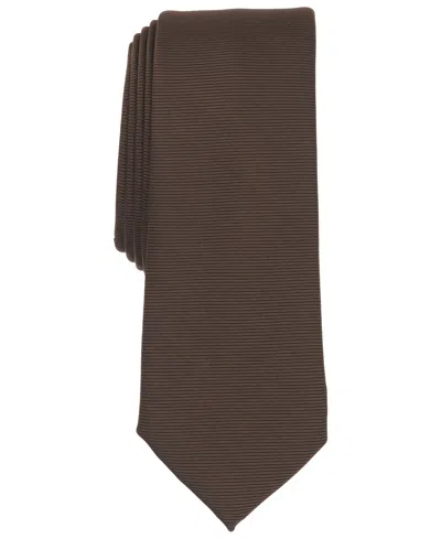 Bar Iii Men's Skinny Tie, Macy's Exclusive In Brown