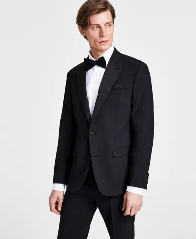 Bar Iii Men's Slim-fit Faille-trim Tuxedo Jacket, Created For Macy's In Black