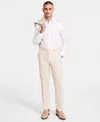 Bar Iii Men's Slim-fit Linen Suit Pants, Exclusively At Macy's In Natural