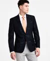 Bar Iii Men's Slim-fit Jacquard-floral Evening Jacket, Created For Macy's In Navy