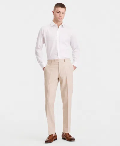 Bar Iii Men's Slim-fit Linen-blend Suit Separates Pants, Macy's Exclusive In Gray