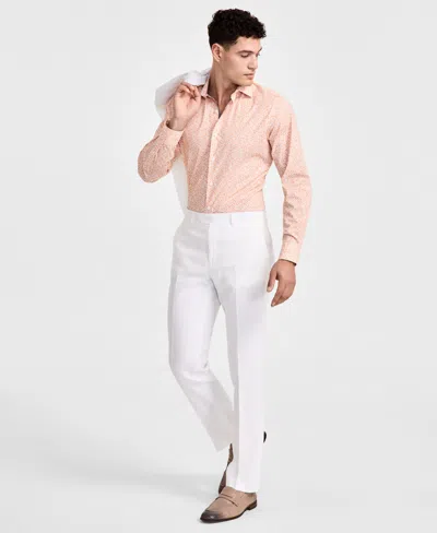 Bar Iii Men's Slim-fit Linen Suit Pants, Exclusively At Macy's