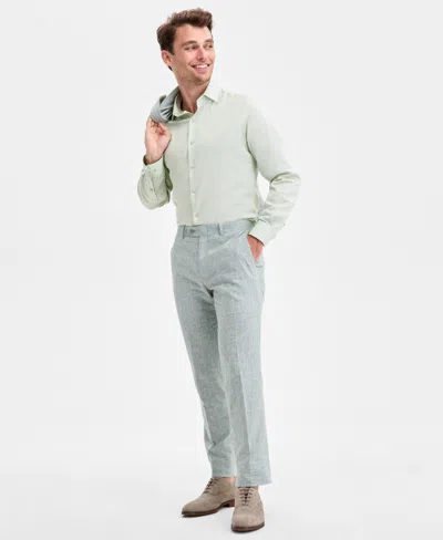 Bar Iii Men's Slim-fit Linen Suit Separate Pants, Exclusively At Macy's In Green