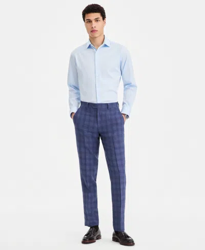 Bar Iii Men's Slim-fit Linen Suit Separates Pants, Macy's Exclusive In Blue