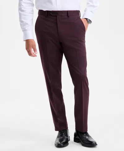 Bar Iii Men's Slim-fit Satin Suit Separate Pants, Exclusively At Macys In Brown