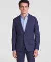 Bar Iii Men's Slim-fit Suit Jackets, Created For Macy's In Navy Plaid