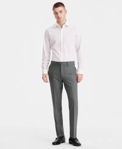 Bar Iii Men's Slim-fit Wool Blend Suit Separates Pants, Macy's Exclusive In Gray