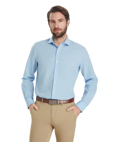 Bar Iii Men's Slim-fit Dress Shirt, Macy's Exclusive In Blue