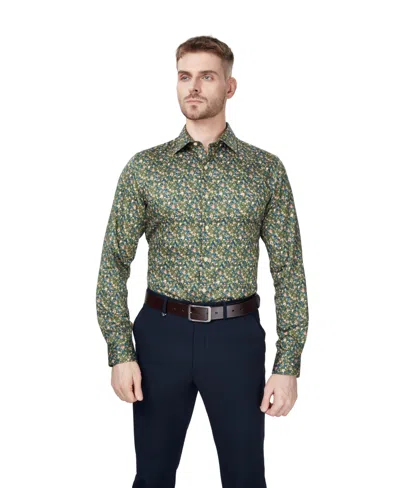 Bar Iii Men's Slim-fit Floral Dress Shirt In Multi