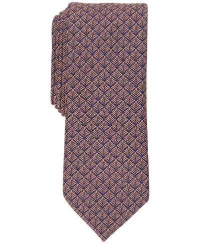 Bar Iii Men's Smith Botanical Neat Tie - Peach In Brown