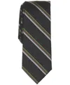 Bar Iii Men's Sullivan Stripe Pattern Tie In Black
