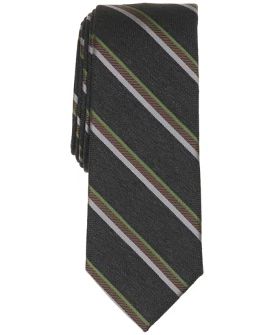Bar Iii Men's Sullivan Stripe Pattern Tie In Black