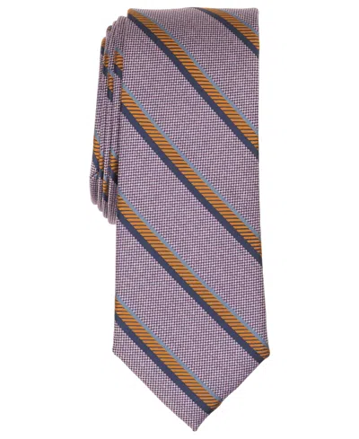 Bar Iii Men's Sullivan Stripe Pattern Tie In Purple