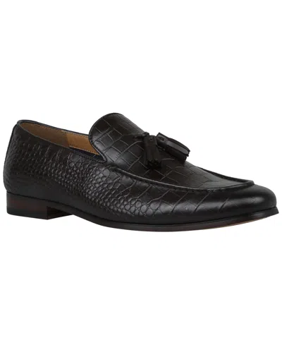 Bar Iii Men's Tassel Leather Loafers In Brown