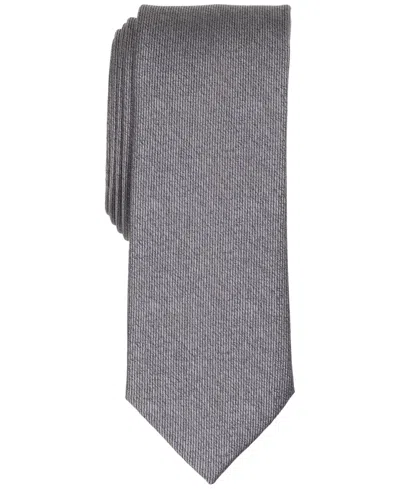 Bar Iii Men's Textured Skinny Tie In Taupe