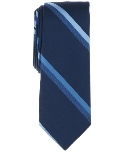 Bar Iii Men's University Stripe Tie, Exclusively At Macy's In Blue