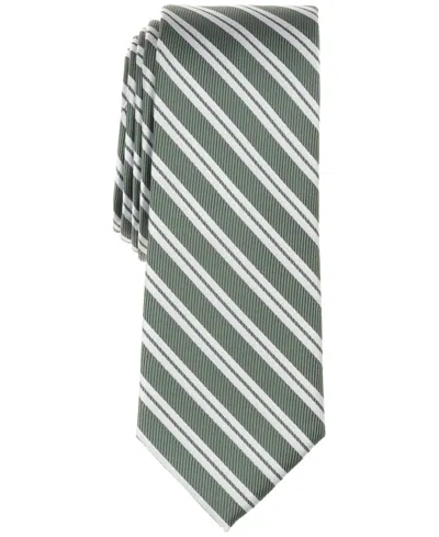 Bar Iii Men's Varsity Stripe Tie, Exclusively At Macy's In Green