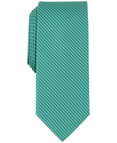 Bar Iii Men's Weston Stripe Tie, Created For Macy's In Pine