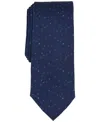 BAR III MEN'S WHITE-DOT FLORAL TIE, CREATED FOR MACY'S