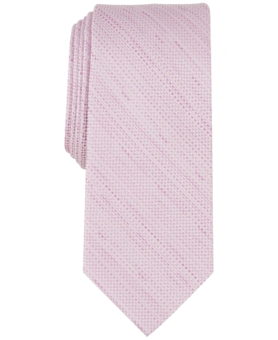 Bar Iii Men's Wren Solid Tie, Created For Macy's In Pink
