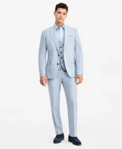 Bar Iii Mens Slim Fit Linen Blend Suit Separates Macys Exclusive In Blue