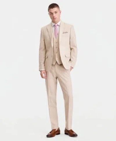 Bar Iii Mens Slim Fit Linen Blend Suit Separates Macys Exclusive In Brown