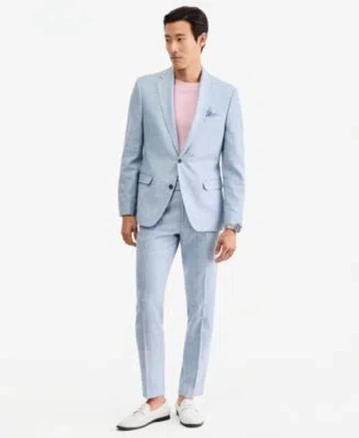 Bar Iii Mens Slim Fit Linen Blend Suit Separates Macys Exclusive In White