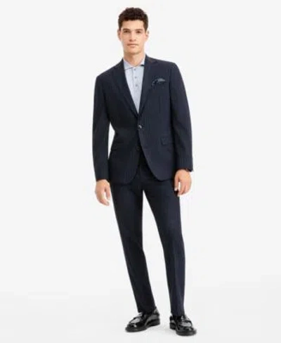 Bar Iii Mens Slim Fit Navy Pinstripe Suit Separates Macys Exclusive