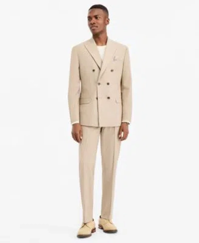 Bar Iii Mens Slim Fit Tan Solid Double Breasted Suit Separates Macys Exclusive