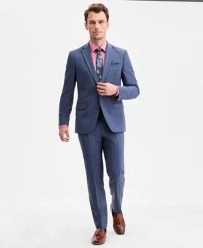 Bar Iii Mens Slim Fit Wool Blend Suit Separates Exclusively At Macys In Blue