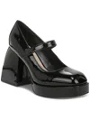 Bar Iii Nexie Womens Faux Leather Stretch Mary Jane Heels In Multi