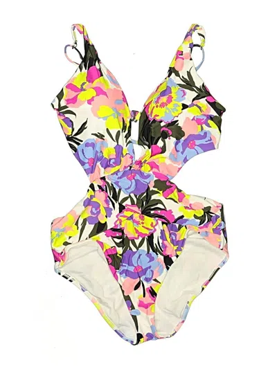Pre-owned Bar Iii One Piece Swimsuit In Yellow