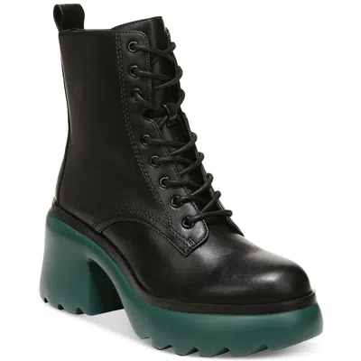 Bar Iii Peliican Womens Faux Leather Lace-up Booties In Multi