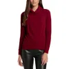 Bar Iii Petites Womens Solid Polyester Pullover Top In Burgundy