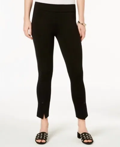 Bar Iii Pull On Stretch Skinny Pants In Deep Black