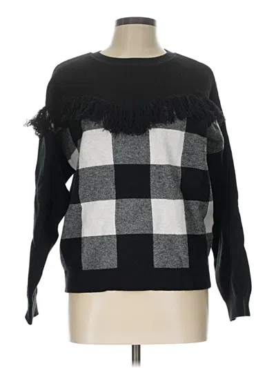 Pre-owned Bar Iii Pullover Sweater In Black