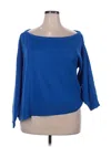 Bar Iii Pullover Sweater In Blue